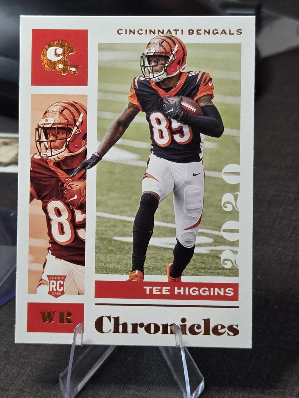 Tee Higgins Cincinnati Bengals Rookie Card - Black & Orange